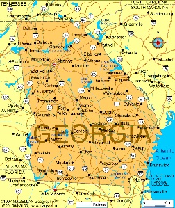 map of Georgia