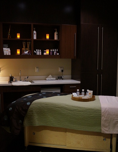 Massage Treatment Room at Oasis Spa at Hopewell at the Capital Health Medical Center in Pennington, New Jersey 